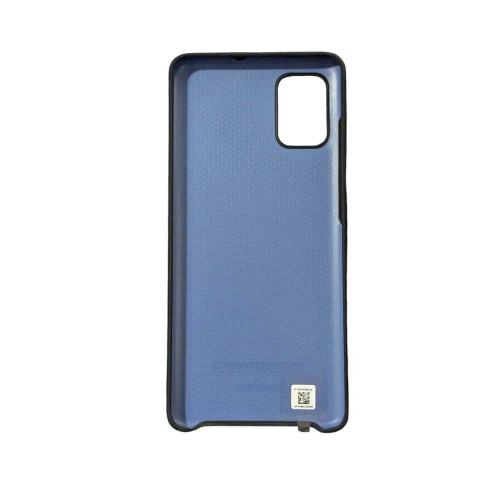 Mm7O Samsung Silicone Cover Case for Galaxy‎ A51 - Black